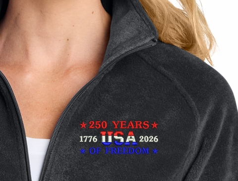 250 Years of Freedom Women's Fleece Jacket