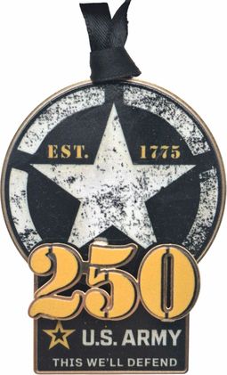 250th Anniversary Army Ornament