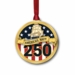 250th Anniversary Navy Ornament