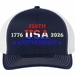 250th USA Anniversary Embroidered Mesh-Back Cap