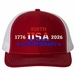 250th USA Anniversary Embroidered Mesh-Back Cap
