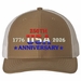 250th USA Anniversary Embroidered Mesh-Back Cap