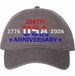 250th USA Anniversary Unstructured Dad Cap
