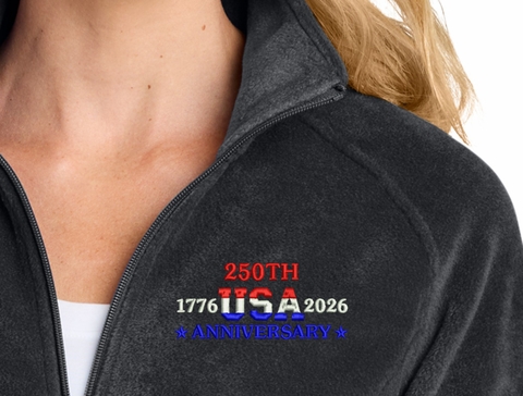 250th USA Anniversary Women's Fleece Jacket
