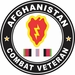 25th Infantry Division Afghanistan Campaign with ribbon