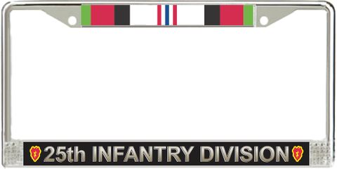 25th Infantry Division Afghanistan License Plate Frame