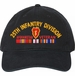 25th Infantry Division Afghanistan Veteran with Ribbons Unstructured Dad Cap