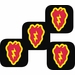 25th Infantry Division  Coasters - Set of 4