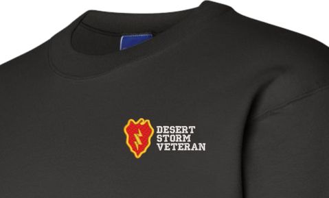 25th Infantry Division Desert Storm Veteran Sweatshirt