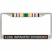 25th Infantry Division Gulf War License Plate Frame