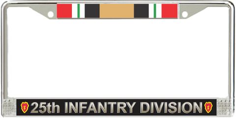 25th Infantry Division Iraq License Plate Frame