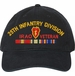 25th Infantry Division Iraq Veteran with Ribbons Unstructured Dad Cap