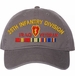 25th Infantry Division Iraq Veteran with Ribbons Unstructured Dad Cap