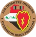 25th Infantry Division OIF Decal
