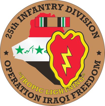 25th Infantry Division OIF Decal