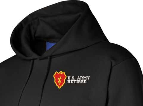 25th Infantry Division Retired Hoodie