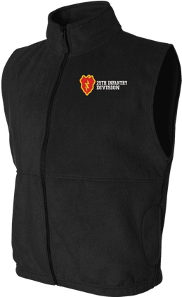 25th Infantry Division Full-Zip Fleece Vest
