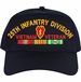 25th Infantry Division Vietnam Veteran Embroidered Cap with Ribbons