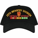 25th Infantry Division Vietnam Veteran Embroidered Cap with Ribbons