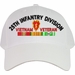 25th Infantry Division Vietnam Veteran Embroidered Cap with Ribbons