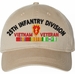 25th Infantry Division Vietnam Veteran with Ribbons Unstructured Dad Cap