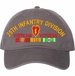 25th Infantry Division Vietnam Veteran with Ribbons Unstructured Dad Cap