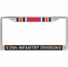 25th Infantry Division World War Two License Plate Frame