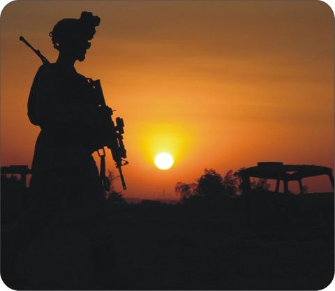 25th Infantry Patrolling Kirkuk Mouse Pad