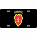 25th Infantry with Airborne Tab License Plate