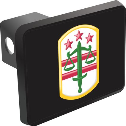 260th Military Police Command Patch Hitch Cover