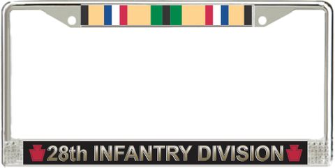 28th Infantry Division Gulf War License Plate Frame