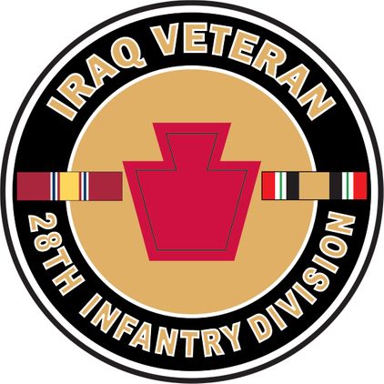 28th Infantry Division Iraq Veteran Decal