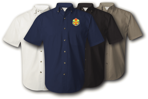 29th Infantry Division Unit Crest Twill Button Down Shirt - CLOSEOUT SALE!