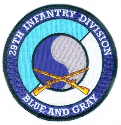 29th Infantry Division with Rifles Patch
