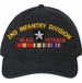 2d Infantry Division Iraq Veteran with Ribbons Unstructured Dad Cap