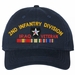 2d Infantry Division Iraq Veteran with Ribbons Unstructured Dad Cap
