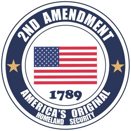 2nd Amendment 1789 America's Original Homeland Security Decal