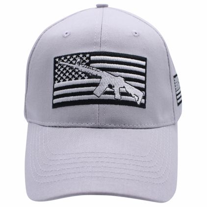 2nd Amendment M4 American Flag Cap