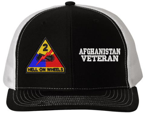 2nd Armored Afghanistan Veteran Split Cap