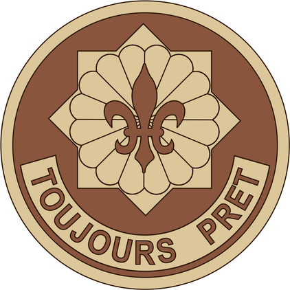 2nd Armored Cavalry Regiment Desert Camo Decal