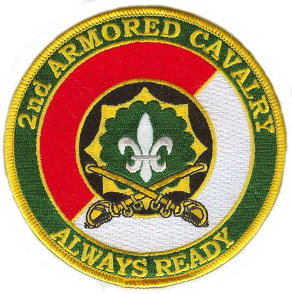 2nd Armored Cavalry (with Sabres) Patch