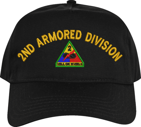2nd Armored Division Embroidered Cap