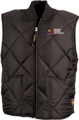 2nd Armored Division Desert Storm Veteran Game Sportswear Finest Vest