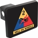 2nd Armored Division Trailer Hitch Cover