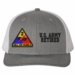 2nd Armored U.S. Army Retired Split Cap