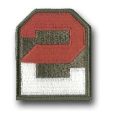 2nd ARMY 2 &frac12;" MILITARY PATCH