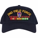 2nd Field Force Vietnam Veteran Embroidered Cap with Ribbons