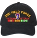 2nd Field Force Vietnam Veteran with Ribbons Unstructured Dad Cap