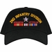 2nd Infantry Division Afghanistan Veteran Embroidered Cap with Ribbons
