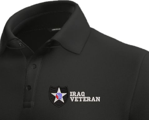 2nd Infantry Division Iraq Veteran Moisture Wicking Polo